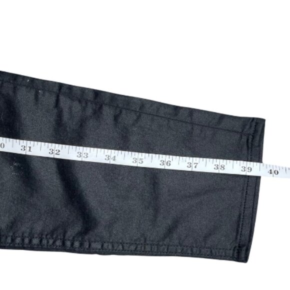 H&M Black Shiny Skinny Superstretch Faux Leather 5 Pocket Jean Pants Plus sz 16 - Picture 5 of 6